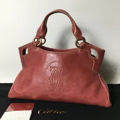 極美品✨カルティエ マルチェロ レザー トートバッグ キャメル fb436ad7e2f582acfc486d9290f57e