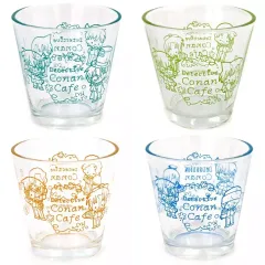 【中古】グラス 全4種セット ミニグラス 「セガ ラッキーくじオンライン 名探偵コナンカフェ -ガーデンパーティー」 C賞