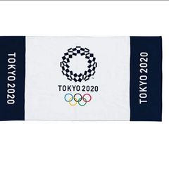 출점 기념 신품 미니 목욕 타올 도쿄 2020 올림픽 엠블럼 가로