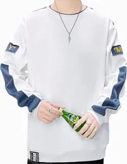 メンズ トレーナー長袖 秋冬 裏起毛トレーナー ロングtシャツ メンズ 無地 おしゃれ 大きいサイズ メンズトレーナーfeisi01