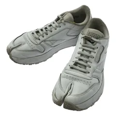 Maison Margiela / メゾンマルジェラ | ×Reebok リーボック / Classic Leather Tabi クラシック レザー 足袋 スニーカー | 26cm | ホワイト | メンズ