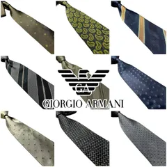 ジョルジオ アルマーニ GIORGIO ARMANI ハイ ブランド ネクタイ 古着 