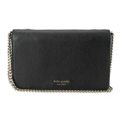 新品 ケイトスペード kate spade ショルダーバッグ CHAIN WALLET ブラック