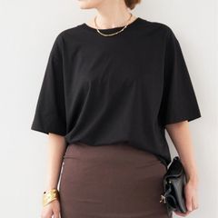 MUSE de Deuxieme classe GIZAフライスTシャツ 黒 - メルカリ