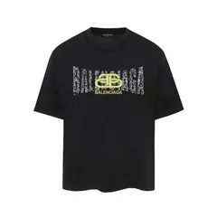 バレンシアガ（Balenciaga） プリント ショートスリーブ T シャツ 