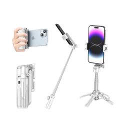 新品 Seeshopo 自撮り棒【2024極上の新設計・業界超ミニ・四脚安定モデル】スマホスタンド 安定性アップ じどり棒 iphone&android対応 スマホ 三脚 コンパクト 軽量 セルカ棒 折りたたみ式 最大41.5cmまで リモコン付き じどりぼう