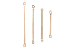 (20本) 両側カン付きスティックチャーム バー ゴールドメタルパーツUVレジン クラフトピアス イヤリング  材料 資材