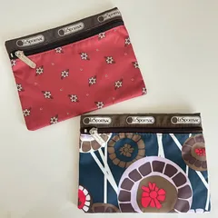 レスポートサック　ミニポーチ　花柄　2点まとめ売り　美品