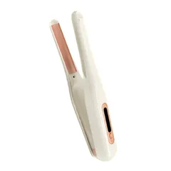 持ち運び 海外対応 高速加熱 5段階温度調節可能 充電式 2億濃度のマイナスイオン ストレート&カール両用ミニアイロン シルクプレート 前髪/レディース/メンズ コードレス 旅行用コンパク ヘアアイロン セラミックコート搭載 高 2way 自動オフ機能付き P