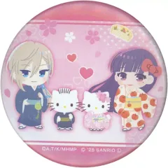 【中古】バッジ・ピンズ 斎森美世×ハローキティ＆久堂清霞×ディアダニエル 「わたしの幸せな結婚×サンリオキャラクターズ PremiumShop 缶バッジ ミニキャラver.」
