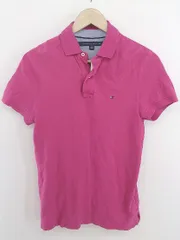 ◇ ◎ TOMMY HILFIGER トミーヒルフィガー 半袖 ポロシャツ サイズXS ピンク メンズ P  【1302130004606】