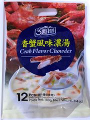 台湾3點1刻香蟹風味濃湯 カニチャウダー 1パック(15g×12)