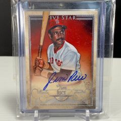 2016 Topps Five Star ジム・ライス★直筆サインカード
