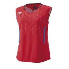 ゲームシャツ (ノースリーブ) 20916Y ゲームウェア レディース　ジャパンレッド(364)