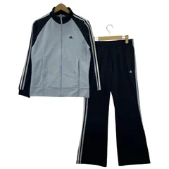 adidas アディダス トレーニングセットアップ size上下S/ライトブルー×ネイビー
