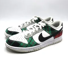 【中古】NIKE Dunk Low Plaid スニーカー 26.5cm DV0827-100 ナイキ[10]