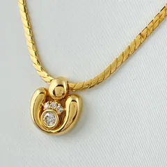 ポーラ POLA ダイヤモンド デザインネックレス YG イエローゴールド ペンダント ネックレス 750 ダイヤモンド レディース 【中古】のサムネイル
