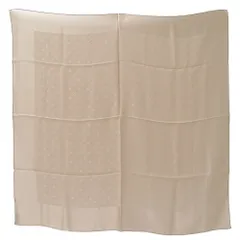 ルイ・ヴィトン LOUIS VUITTON スカーフ レディース ブランド モノグラム シルク カレ・モナコ ベージュ M71146 大判 おしゃれ シースルー 上品 大人 【中古】