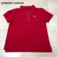 Burberry London バーバリーロンドン ポロシャツ Lサイズ 赤 - メルカリ