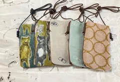 スマホポシェット　ミニバッグ　ミナペルホネン使用♪　第三弾