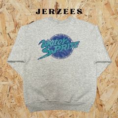 【USA製】80～90s　JERZEES　ジャージーズ　スウェット　バックプリント　ロゴ　グレー　ヴィンテージ　ビンテージ　古着
