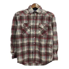ペンドルトン　ウエスタンシャツ　ウールシャツ　Mサイズ　オンブレチェック　古着 PENDLETON - ペンドルトン ウエスタンシャツ ウールシャツ M