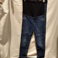 【新品未使用・タグ付き】ユニクロ UNIQLO マタニティ ウルトラストレッチ ジーンズ Mサイズ 妊娠 パンツ ジーパン ウエスト ボトムス 赤ちゃん ベビー 妊活