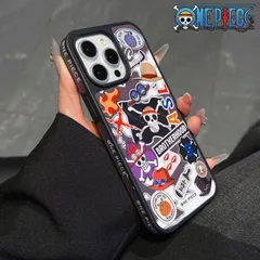 ONE PIECE iphone16ケース iphone16proケース ファッション iphone15ケース 耐衝撃 iphone14ケース iphone13ケース