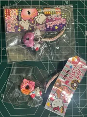 サンリオ　キティ　ストラップ　神戸　ドーナツバージョン　2点セット サンリオ キティ ストラップ 神戸 ドーナツバージョン 2点セット