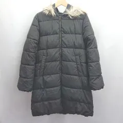 ◇ ⊇ COLZA コルザ 中綿 長袖 ロングコート サイズL ブラック系 レディース E  【1503310013870】のサムネイル