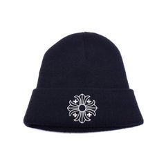クロムハーツ CHROME HEARTS 【 WOOL WATCH CAP 】 CH プラス 刺繍 ウール ワッチ ビーニー ニット キャップ　39592