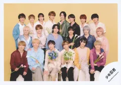 【中古】生写真(STARTO) 少年忍者/集合(20人)/横型・膝上/Seasonal Photo ～Rainy Season 2024～/公式生写真