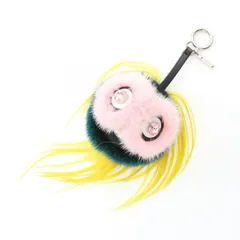 フェンディ FENDI チャーム バッグバグズ モンスター 7AR45B マルチ レザー モンスターチャーム レディース Used A