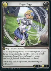 【中古】Grand Archive DOA Alter ・ EN - 082[C]：Eager Page