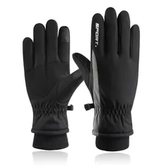 【在庫処分】Winglosアウトドアグローブ 防寒手袋【あったか裏起毛】手袋 スマホ対応 撥水加工 スポーツグローブ バイクグローブ 防寒グローブ 夜間活動 保温 手袋 厚手 裏起毛 防水 防風 滑り止め 紛失防止結び付け 登山 サイクリンググローブ 釣り ス