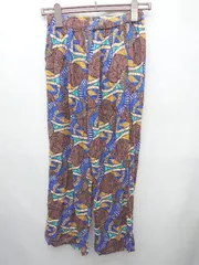 ◇ ⊂ ITEMS URBAN RESEARCH アーバンリサーチ 総柄 イージー パンツ 表記なし ブラウン マルチ レディース P  【1410230018390】