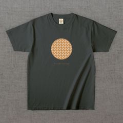 和柄Tシャツ　分銅繋ぎ -彩・円-