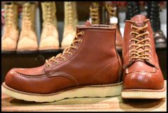 【8D 良品 13年】レッドウィング 9106 アイリッシュセッター 赤茶 レッドブラウン モックトゥ 編み上げ 8875 ブーツ redwing HOPESMORE【FF525】