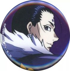 【中古】バッジ・ビンズ クロロ=ルシルフル(フェイス) 「HUNTER×HUNTER アニメイトフェア in 2024 Winter 描き下ろし 戦う背中ver. トレーディングメタリック缶バッジ」