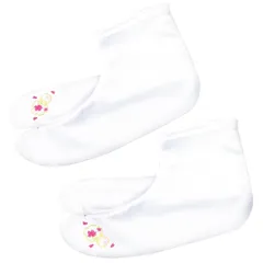 【新品】 [KYOETSU] [キョウエツ] 足袋 刺繍 和柄 足袋カバー 滑り止め付き レディース (21-22cm, B.雪輪) 0