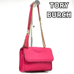 【フェミニン映えバッグ】　Tory Burch トリーバーチ　アレクサ フレミング チェーンショルダー フラップバッグ　ピンク