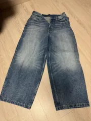 H&M SUPERバギー 31/30 デニムブルー