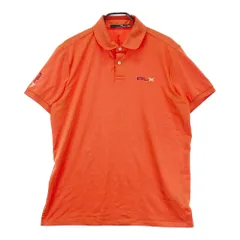 サイズ：L RLX ラルフローレン  半袖ポロシャツ  オレンジ系 [240101450797] ゴルフウェア メンズ ストスト