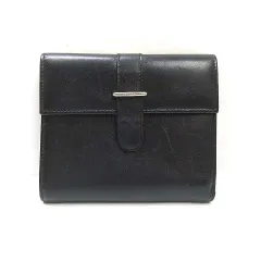 フルラ FURLA 三つ折り 財布 ウォレット レザー パスケース 定期入れ 黒 ブラック ■GY14