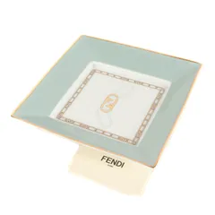 新品 FENDI フェンディ Fendi O Lock マルチ トレー / オーロック 皿 インテリア雑貨 ホームアクセサリー 小物入れ ライトブルー ハイブランド ラグジュアリー インテリアのサムネイル
