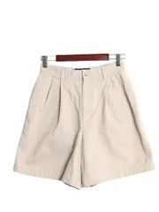 【お得なクーポン配布中!】 90s ポロスポーツ ラルフローレン 2タック チノ ショートパンツ レディース XS 程 90年代 オールド ショーツ 短パン コットン ワンポイント