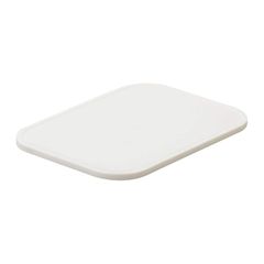 サンカ やわらか 収納ボックス インボックスソフト フタ (SS/SM/SLサイズ対応) ホワイト (幅26.5x奥行19.5x高さ1.5cm) カラーボックスにぴったりフィット ポリエチレン 取っ手付き 収納ケース おしゃれ 引き出し 日本製 squ+  1