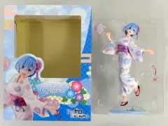 【中古】フィギュア レム 浴衣Ver. 「Re：ゼロから始める異世界生活」 1/7 ABS＆PVC製塗装済み完成品 リボルブオンラインショップ＆あみあみ限定