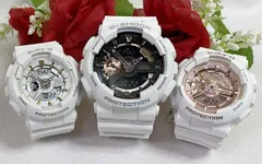 恋人たちのGショック トリプルウオッチ G-SHOCK BABY-G トリプル腕時計 カシオ 3本セット  アナデジ GA-110RG-7AJF BA-110X-7A1JF BA-110XRG-7AJF  ラッピング無料 