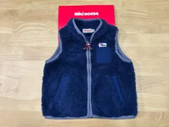 ミキハウスロゴベスト◎美品◎サイズ80